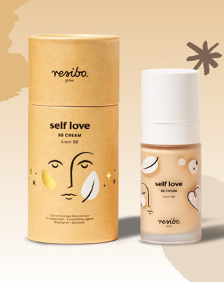 Natürliche und umweltfreundliche BB Self Love Gesichtscreme in Hellbeige 30 ml Resibo - 2
