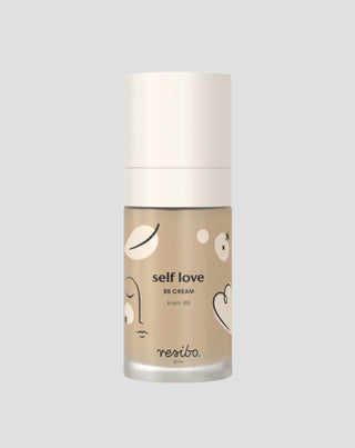 Natürliche und umweltfreundliche BB Self Love Gesichtscreme in naturbeige 30 ml Resibo - 1