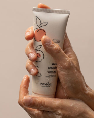 Reichhaltiger Pfirsich natürliches Gesichtsreinigungsgel mit Pfirsichextrakt 125 ml Resibo - 2