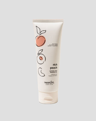Reichhaltiger Pfirsich natürliches Gesichtsreinigungsgel mit Pfirsichextrakt 125 ml Resibo - 1