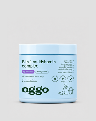 Multivitamin für Hunde 8 in 1 für Immunsystem, Fell und Vitalität Oggo 180 g - 1