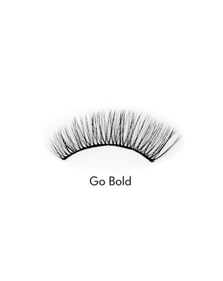 Künstliche Wimpern auf 2d Streifen für mehrfachen Gebrauch sehr weich Go Bold Bamm!Lashes - 2