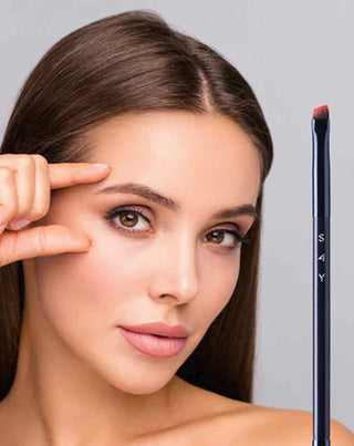 Zwei-Spitzen-Augenbrauenpinsel zur präzisen Betonung des Nr. 1 Say Make-up-Looks_2 - 2