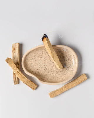 Keramikuntersetzer für Palo Santo, handgefertigt Kukka - 2