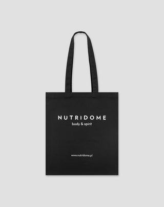 Einkaufstasche aus Baumwolle mit Bio-Print, schwarz Nutridome - 1