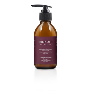Feuchtigkeitsspendende und aufhellende Körperlotion Cherry & Amber mit Glow-Effekt Mokosh - 1
