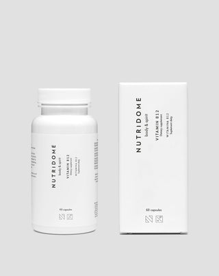 Nutridome Vitamin B12 für Widerstandskraft, gegen Müdigkeit und für die Funktion des Nervensystems 60 Kapseln - 3