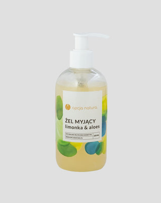 Duschgel für Körper und Gesicht Limette & Aloe 100% natürlich Opcja Natura - 1