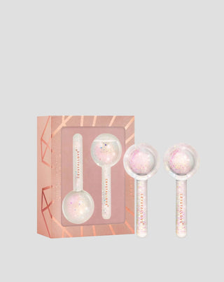 Glaskugeln für die Massage Kryotherapie Gesicht Cryolift Eisglobes Crystallove - 1