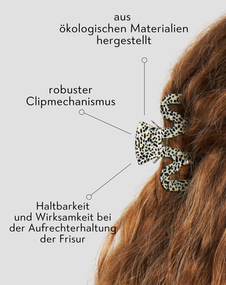 Set mit großen Haarklammern - rosa und marmoriet Twisty 2 Stück - 3