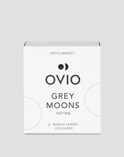 Graue Platin-Kontaktlinsen, farbige Monats-Nullen graue Monde Nr.2 Ovio