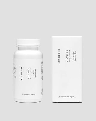 L-Lysin, eine Aminosäure, die Kollagenproduktion, gesunde Haut und starke Knochen unterstützt, Nutridome 60 Kapseln - 2