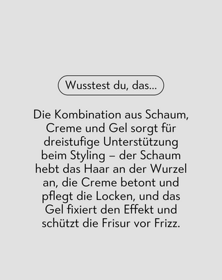 Set aus Lockencreme + Schaum + Stylinggel für die Pflege und das Styling von lockigem und welligem Haar Twisty - 3