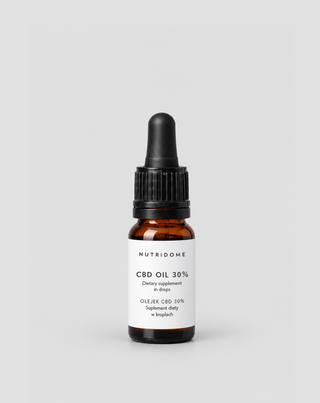CBD-Öl 30% in Tropfen, Broad Spectrum ohne THC mit CBG und CBN Nutridome - 1