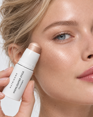 Highlighter im Stift für Gesicht und Körper, strahlender Glow und glättender Effekt, Champagne, Nutridome - 4