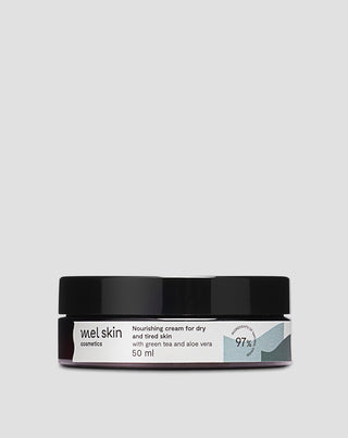 Pflegende Creme für trockene und müde Haut mit grünem Tee und Mel Skin Aloe Vera - 1