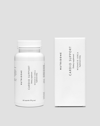 Nahrungsergänzungsmittel zur Unterstützung von Herz und Kreislauf mit Coenzym Q10, Weißdorn, Thiamin und Vitamin C Nutridome 60 Kapseln