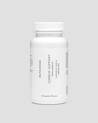Nahrungsergänzungsmittel zur Unterstützung von Herz und Kreislauf mit Coenzym Q10, Weißdorn, Thiamin und Vitamin C Nutridome 60 Kapseln